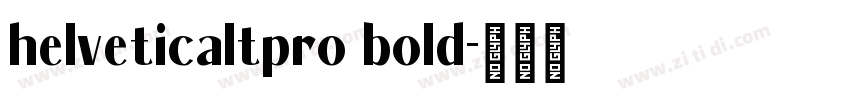 helveticaltpro bold字体转换
